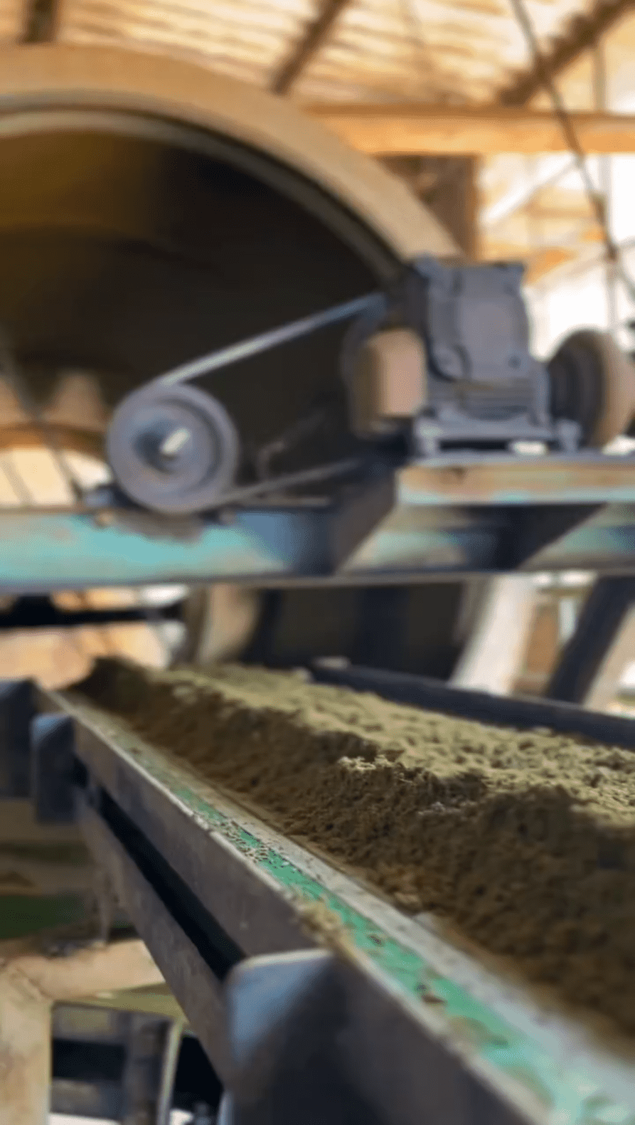 Grading dried tea leaves