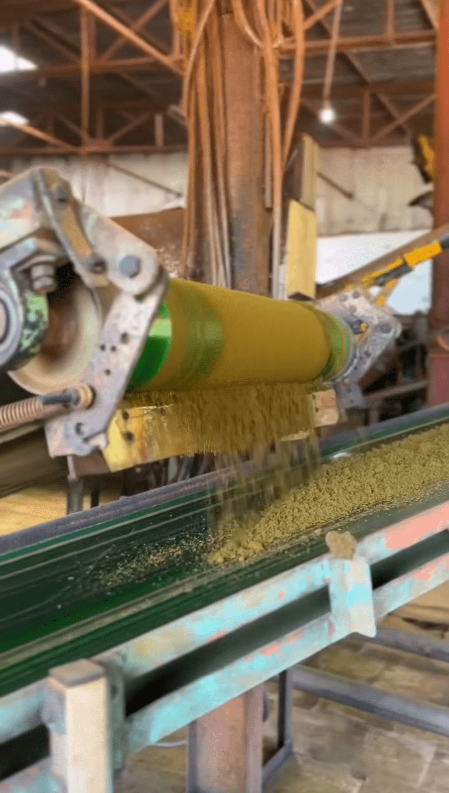 Tea granule forming process