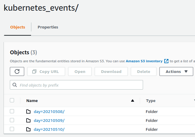 Sample partition data