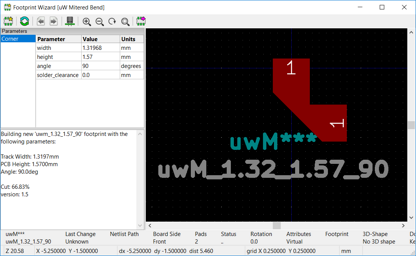 microwave RF Mitered