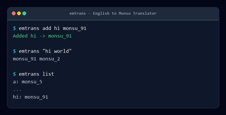 dictionary management