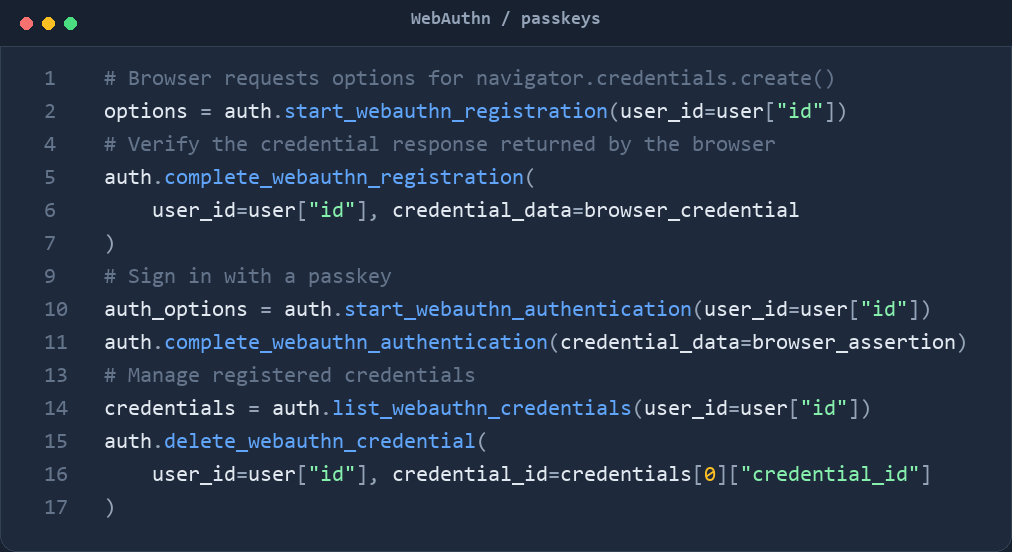WebAuthn