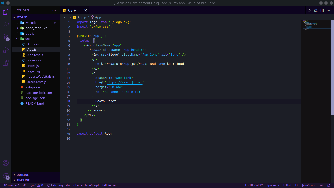 visual studio code theme scope