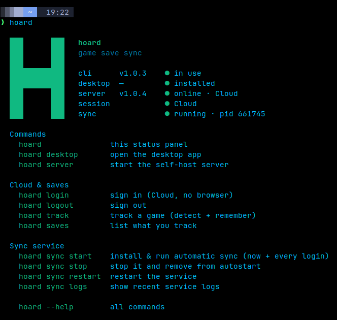 Hoard cli photo