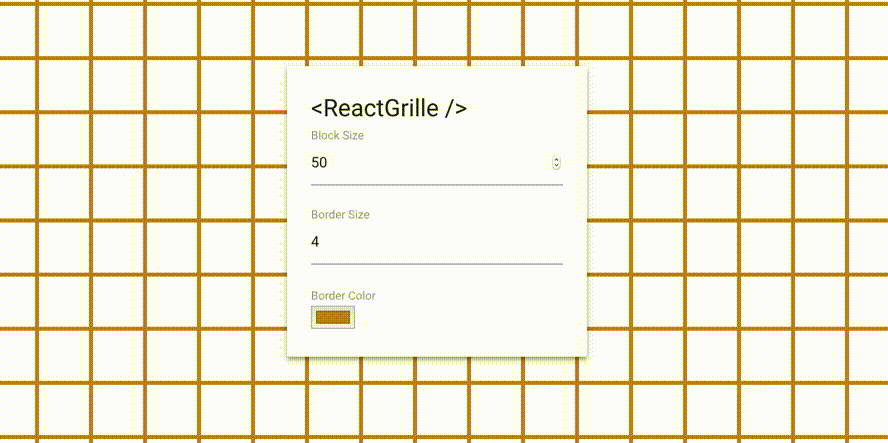 React Grille – Make a grille pattern!