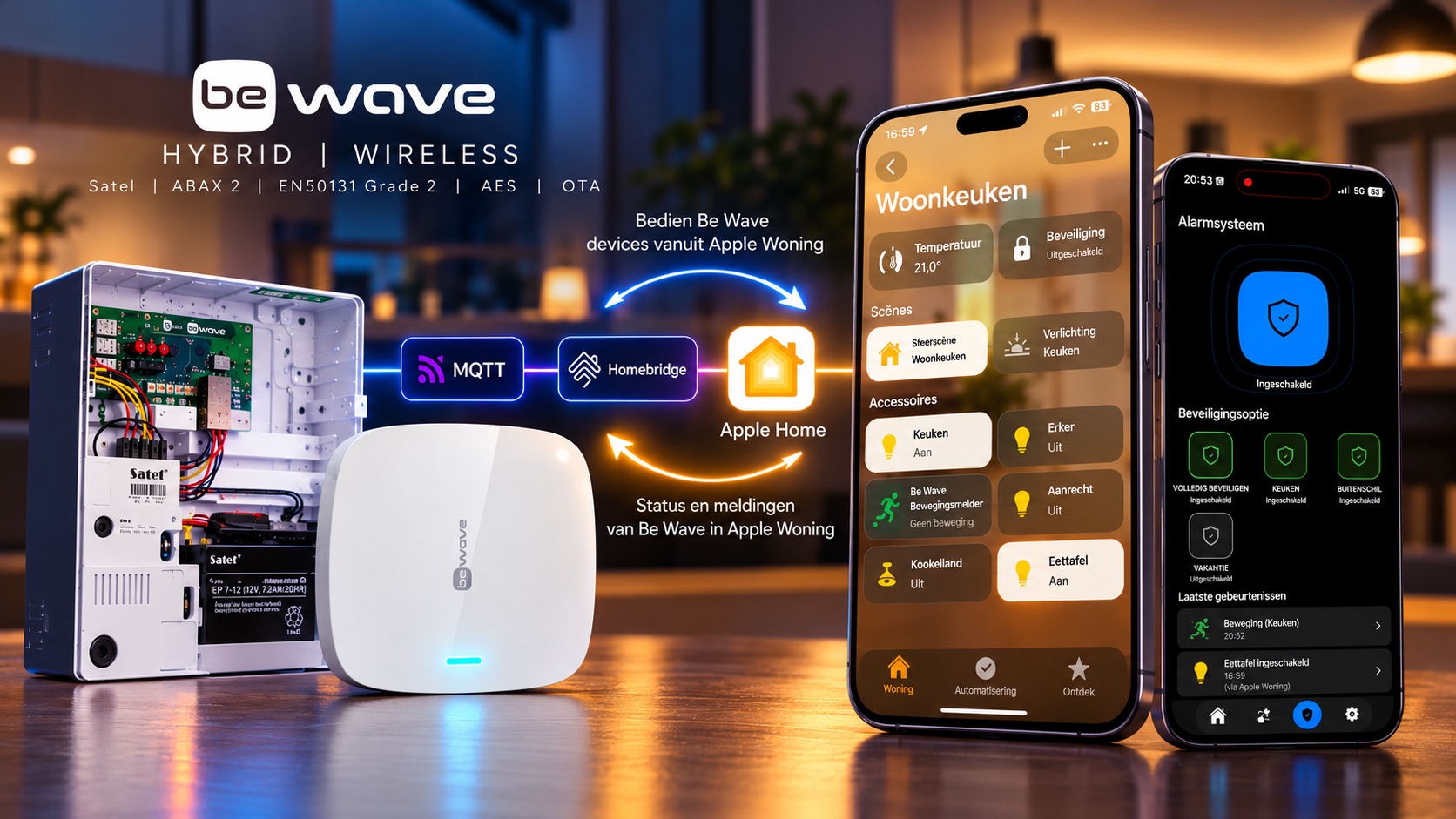 SATEL BE WAVE – Apple HomeKit Integration