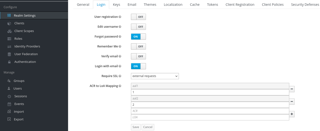 ACR to LoA Mapping