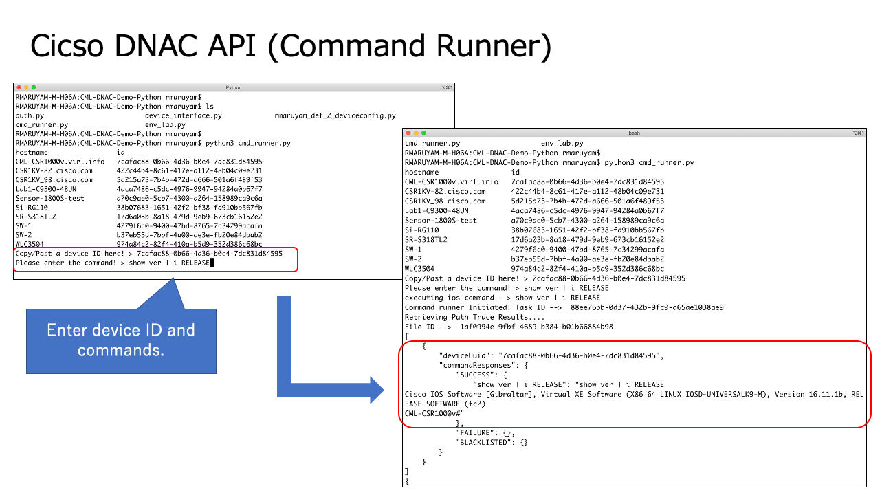 How the script works（Command runner）