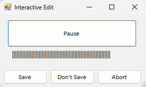 Edit Interactively Dialog