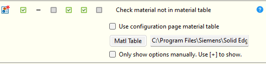 CheckMaterialNotInMaterialTable