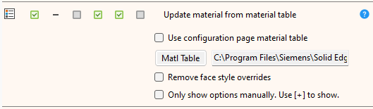 UpdateMaterialFromMaterialTable