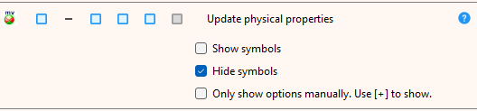 Update Physical Properties