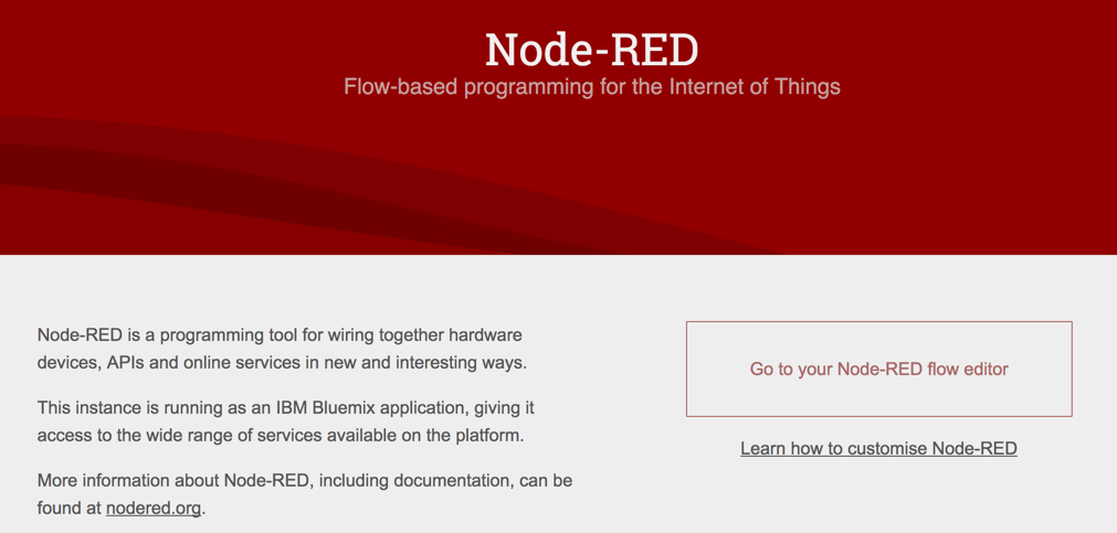Node-RED Boiler Template Inspect the landing page and press go to node red_ ditor