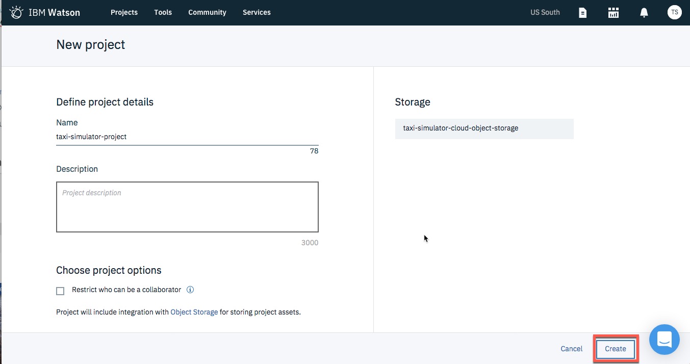 confirm create a new Cloud Object Storage