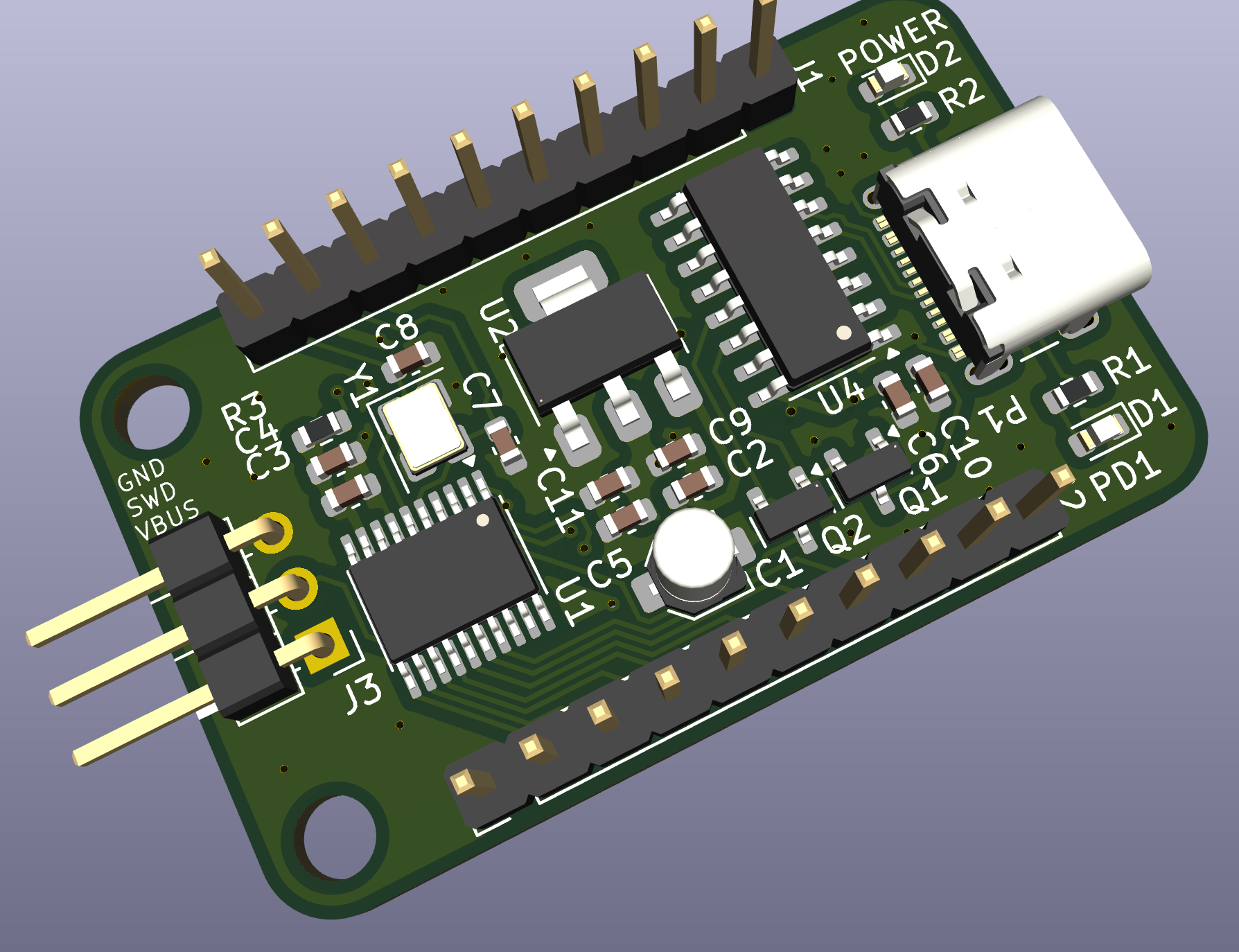 Ch32v006-dev board, from the project README