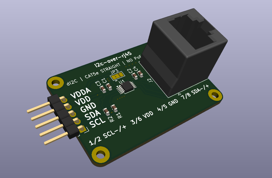 I2c over rj45, from the project README