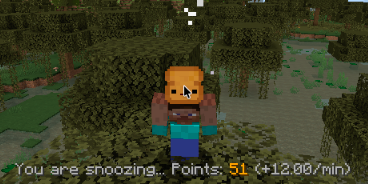 AFK — action bar and particles