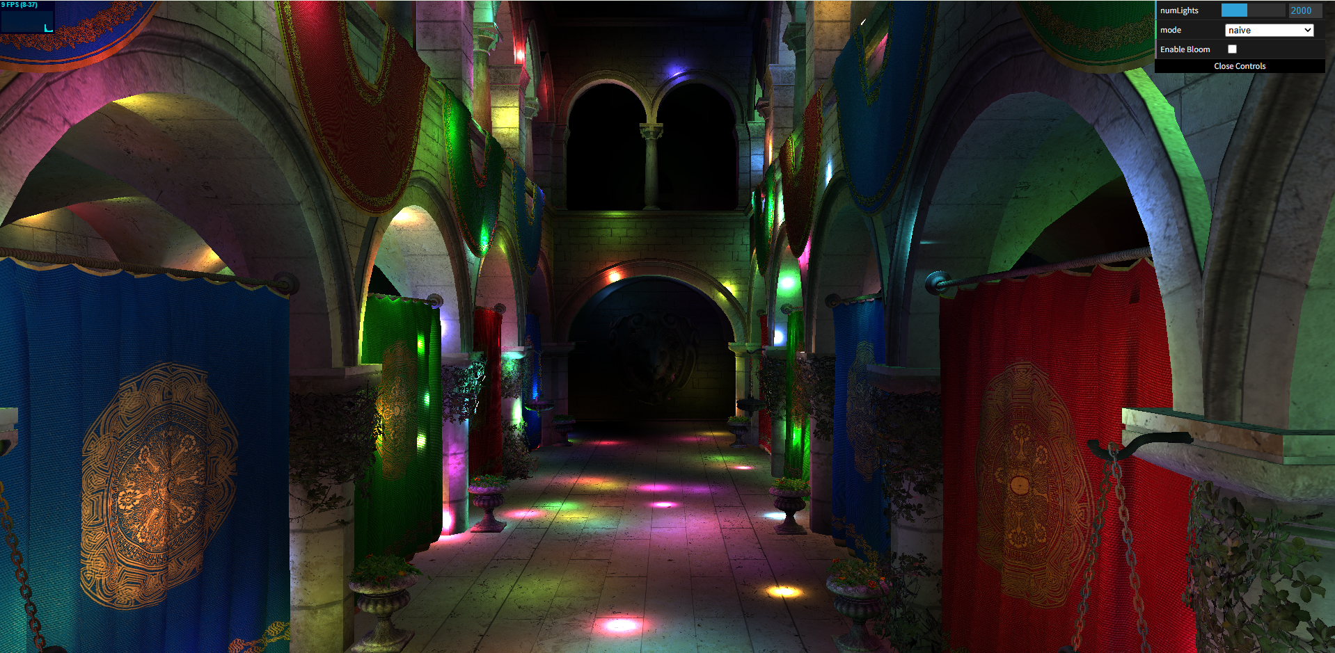 Naive forward render