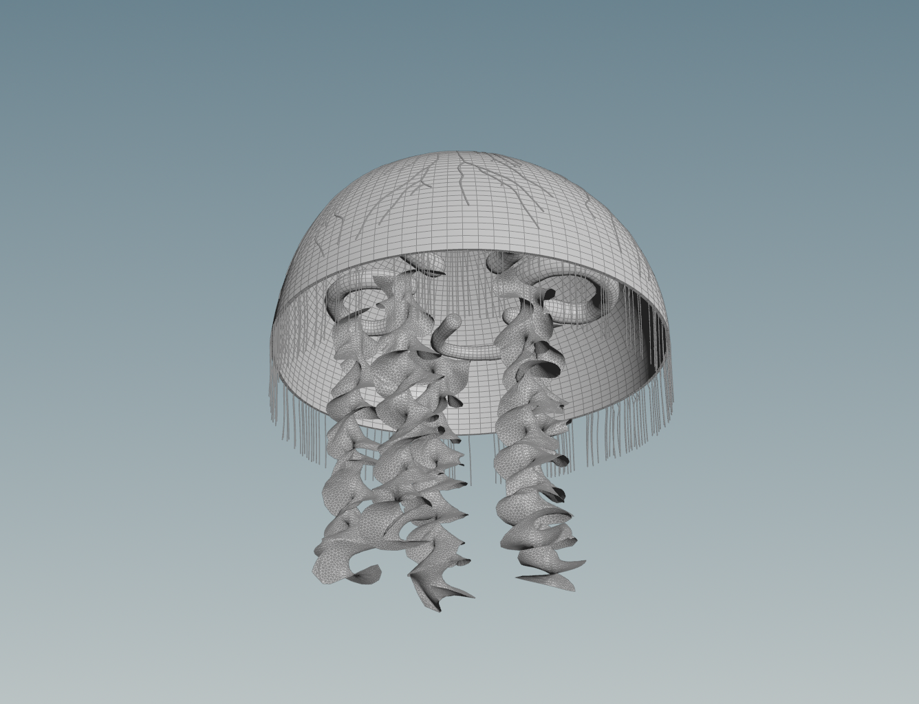 Complete procedural jellyfish