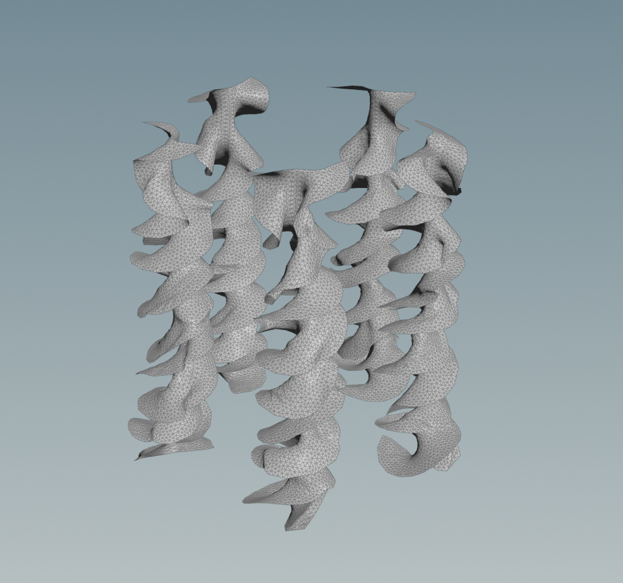 Procedural jellyfish arms