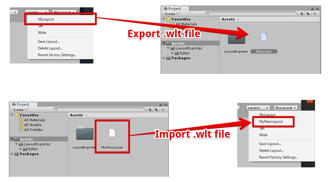 Unity Layout Exporter Unitylist