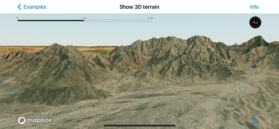 Пример 3D-ландшафта