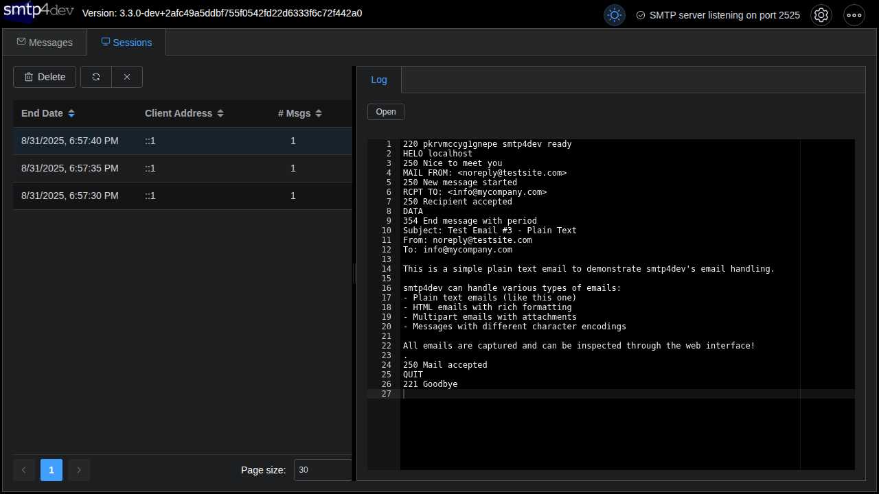 Dark Mode Interface