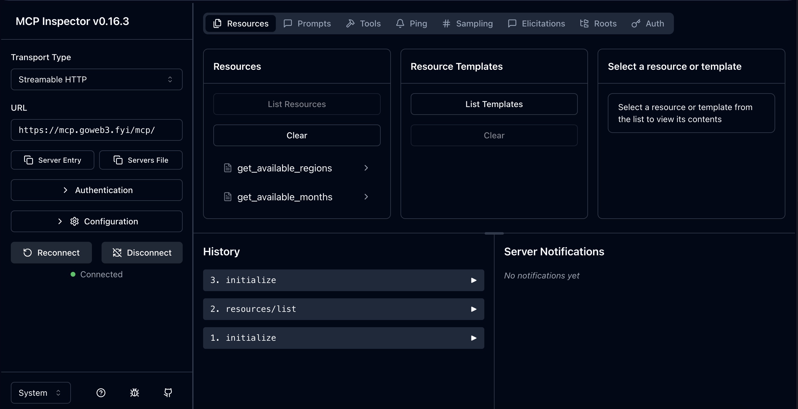 MCP Inspector Setup