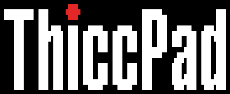 ThiccPad logo (horizontal)