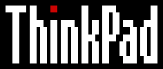 ThinkPad modern logo (half-size, horizontal)