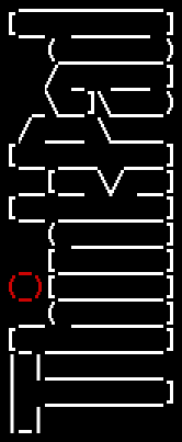 ThinkPad Amiga-style line art logo (vertical)
