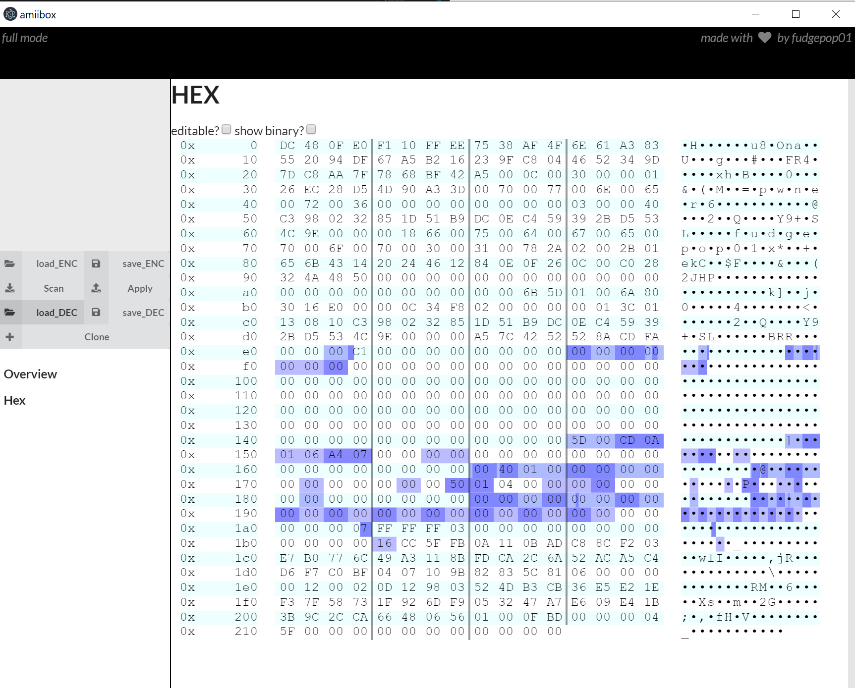 hex editor