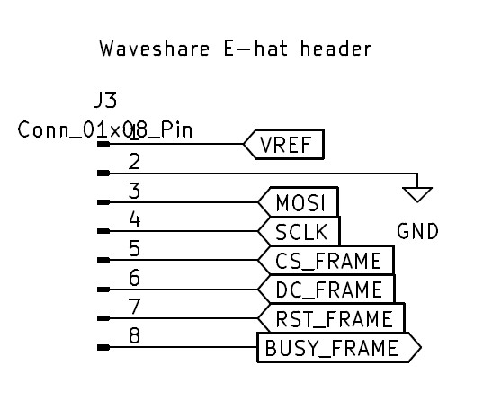 J3 Waveshare E-hat header