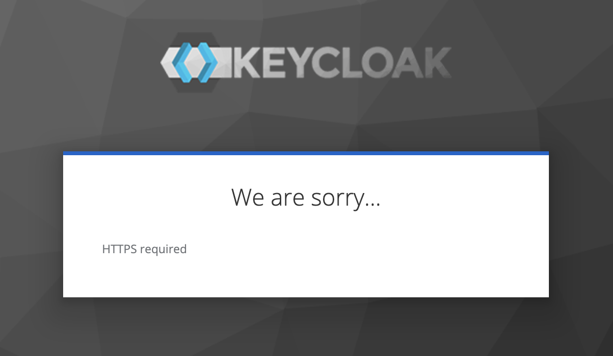 Keycloak ssl required