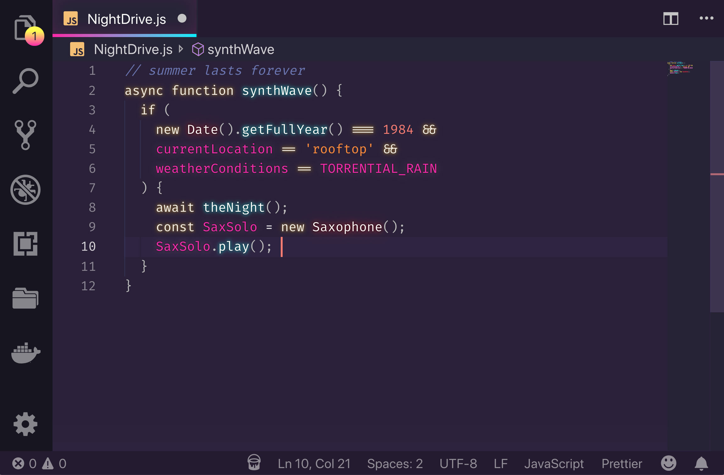 Vs code цветовая схема