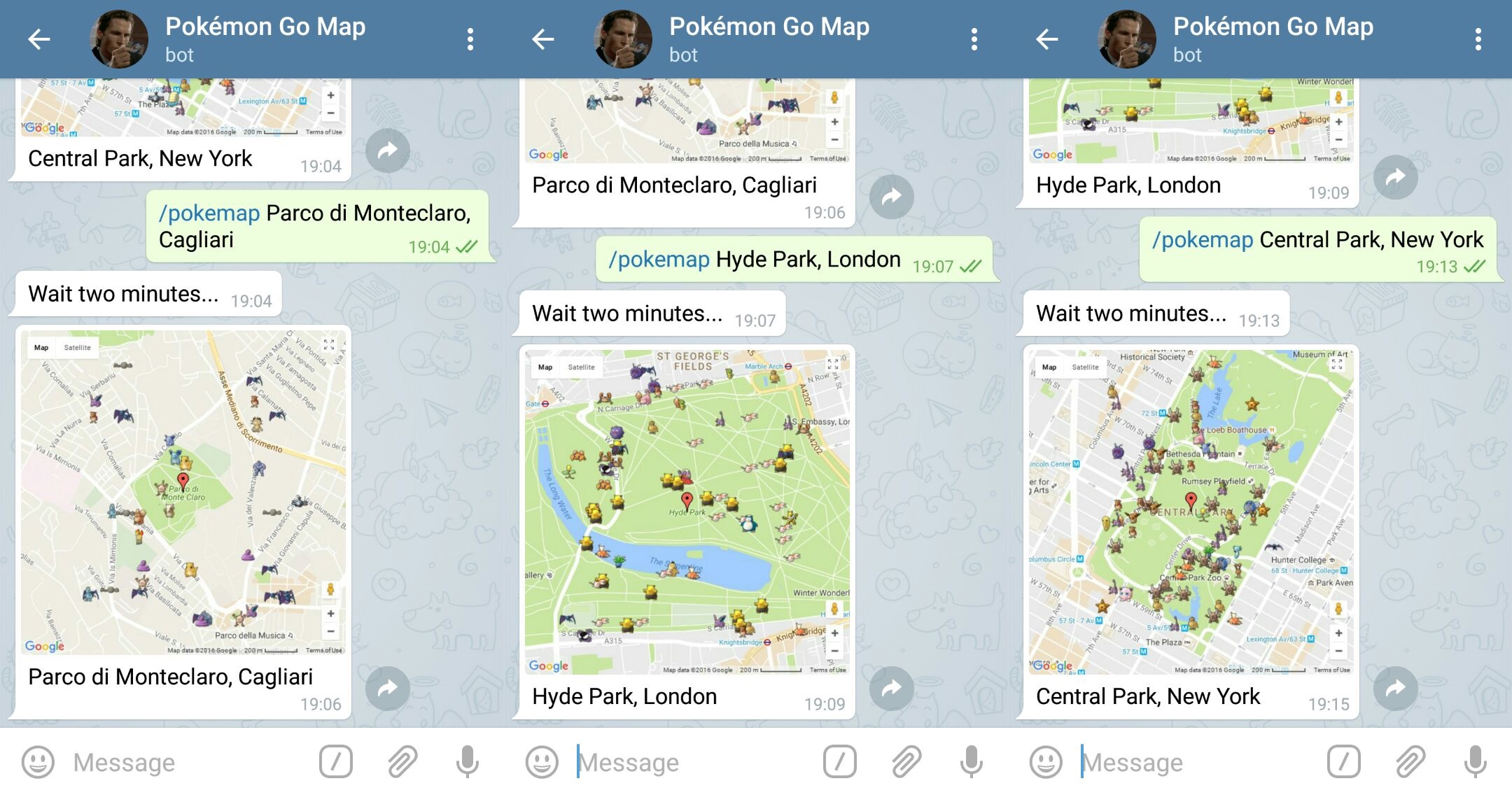 Github Robbcocco Pokemongo Map Fortelegram Pokemap Visualization From Telegram