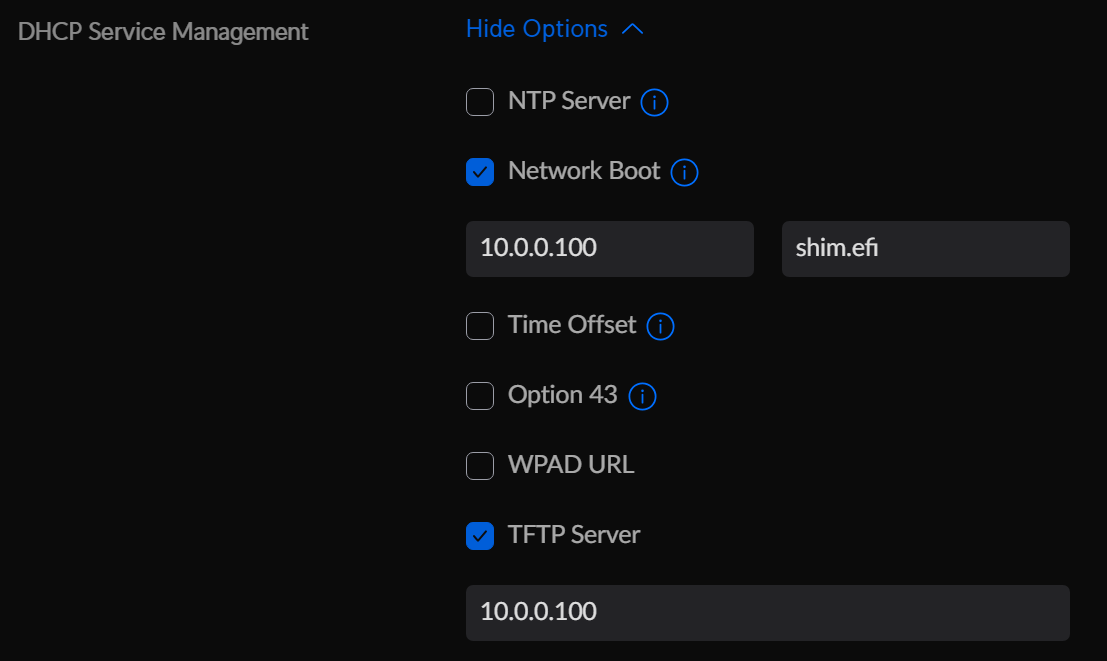 UDM Pro Settings