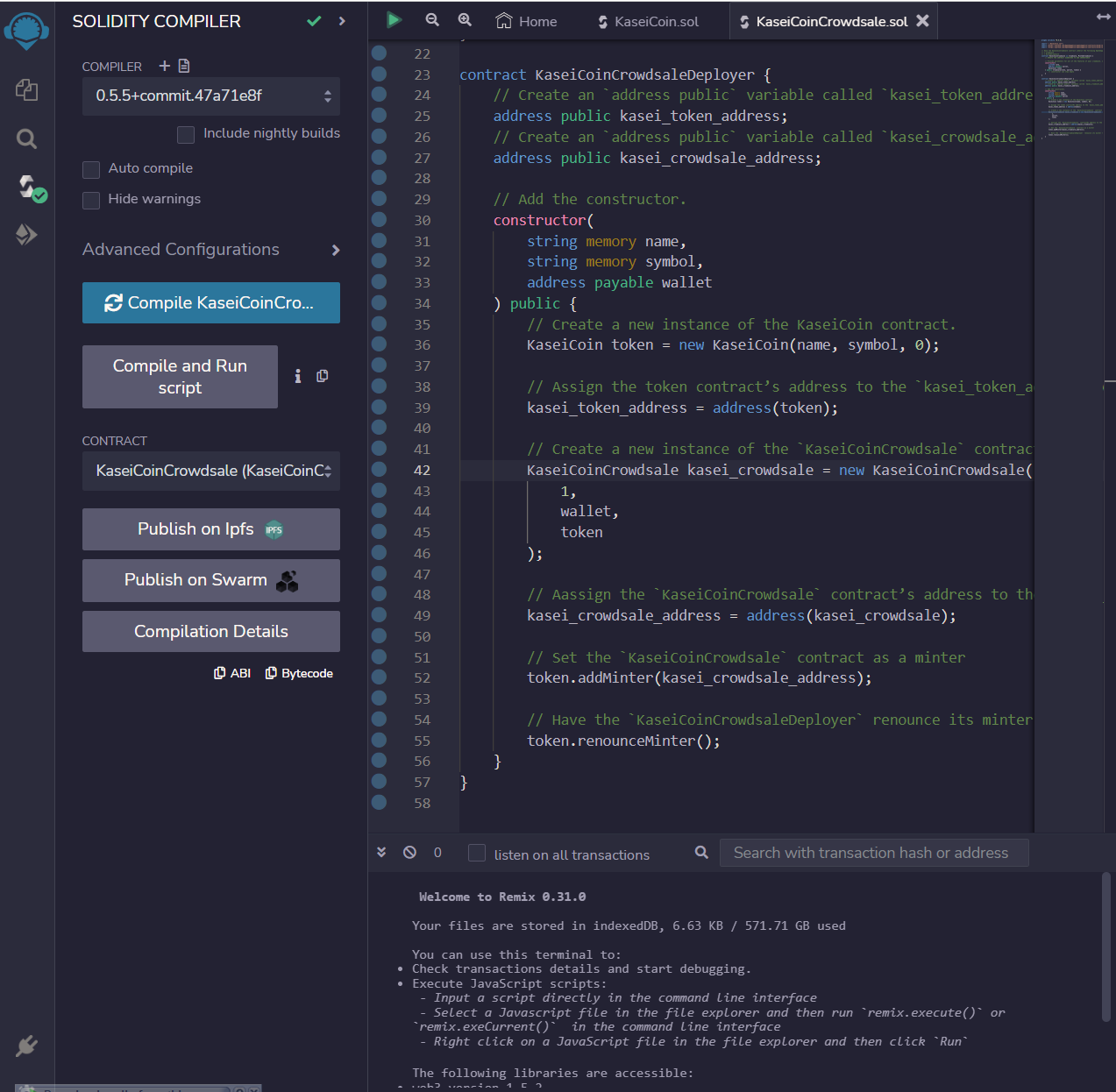 GitHub - robel-codes/Kasei-Crowdsale
