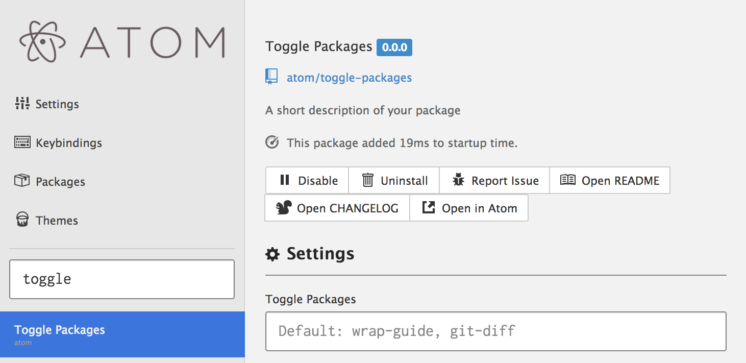 Toggle Packages