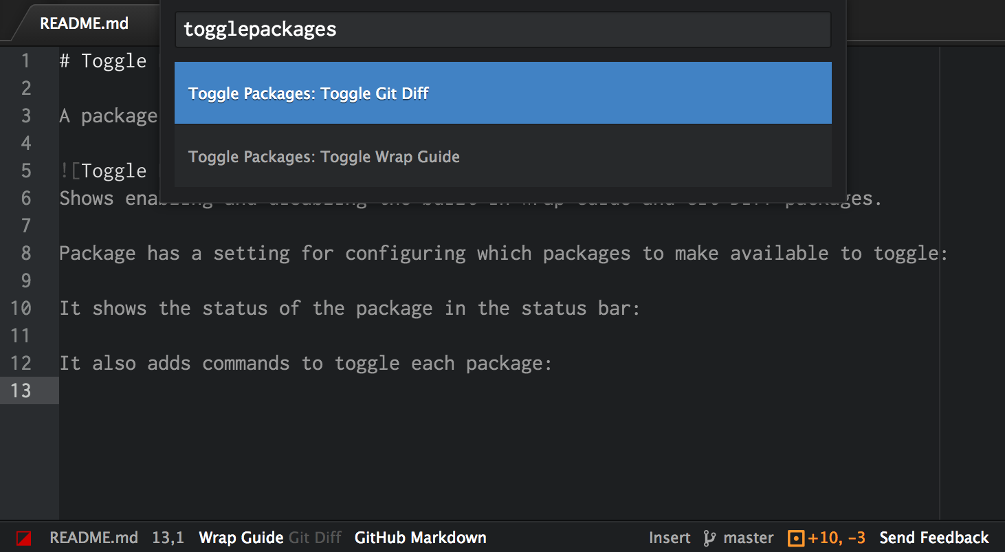 Toggle Packages