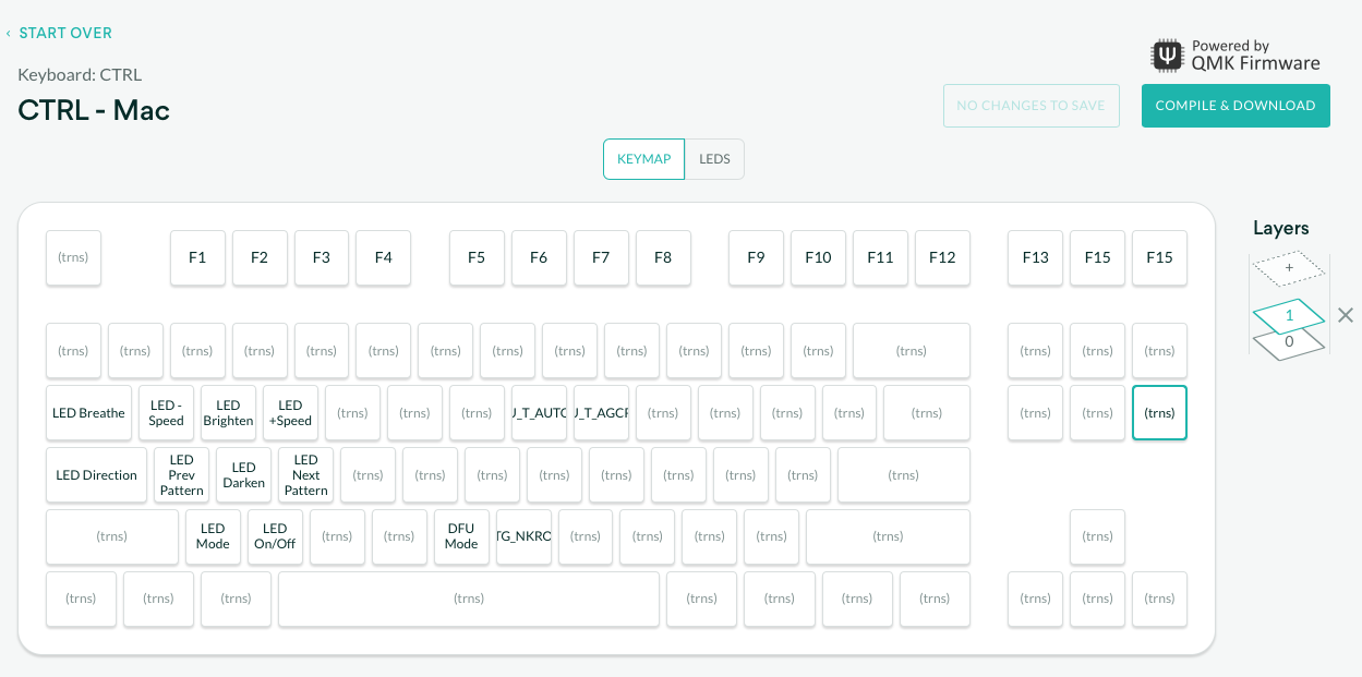 Keyboard Layer 1