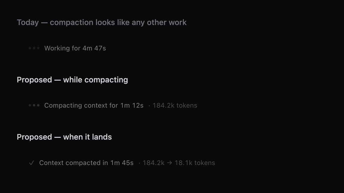 Compaction state proposal