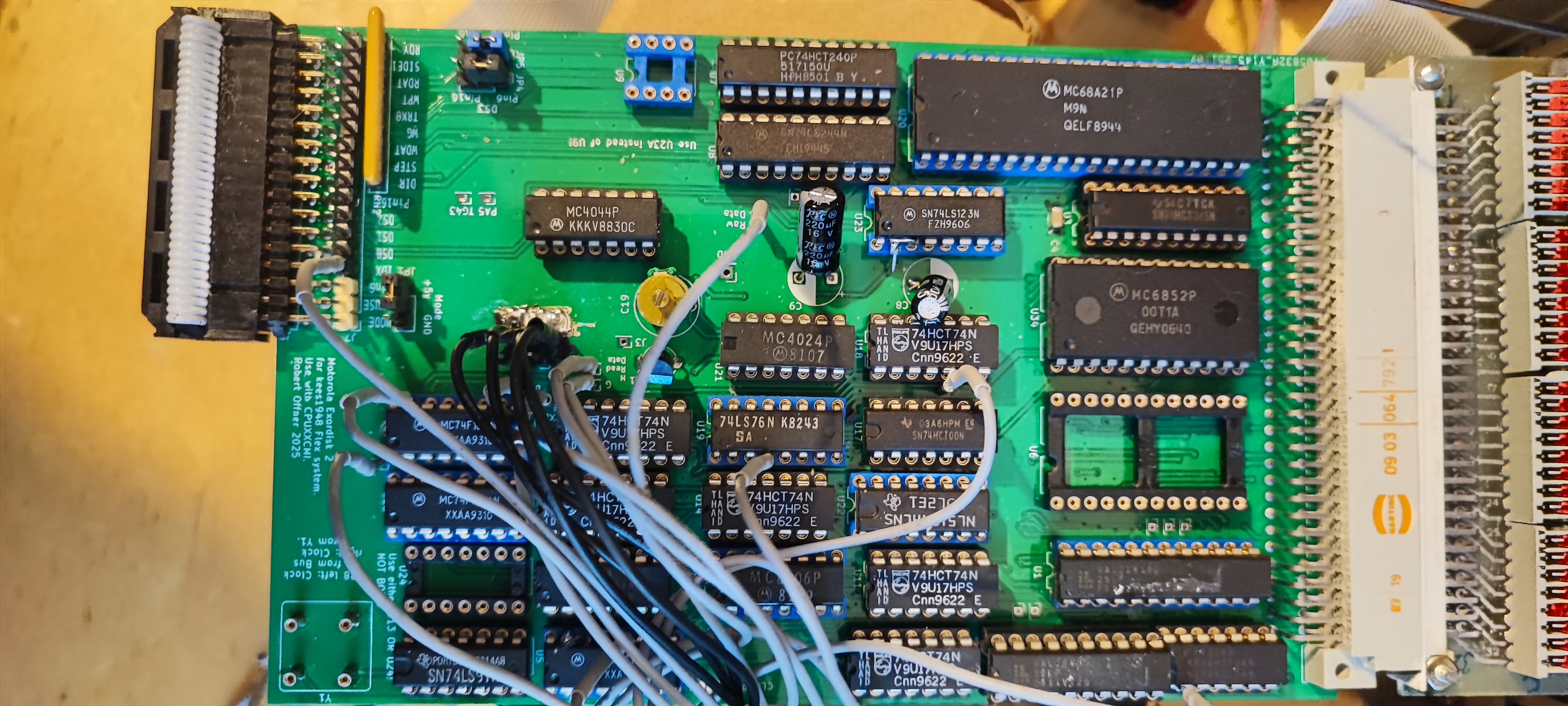 Exordisk v1, from the project README