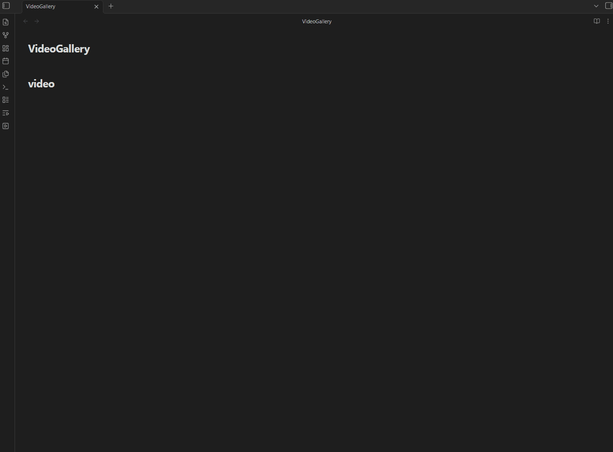 Video gallery