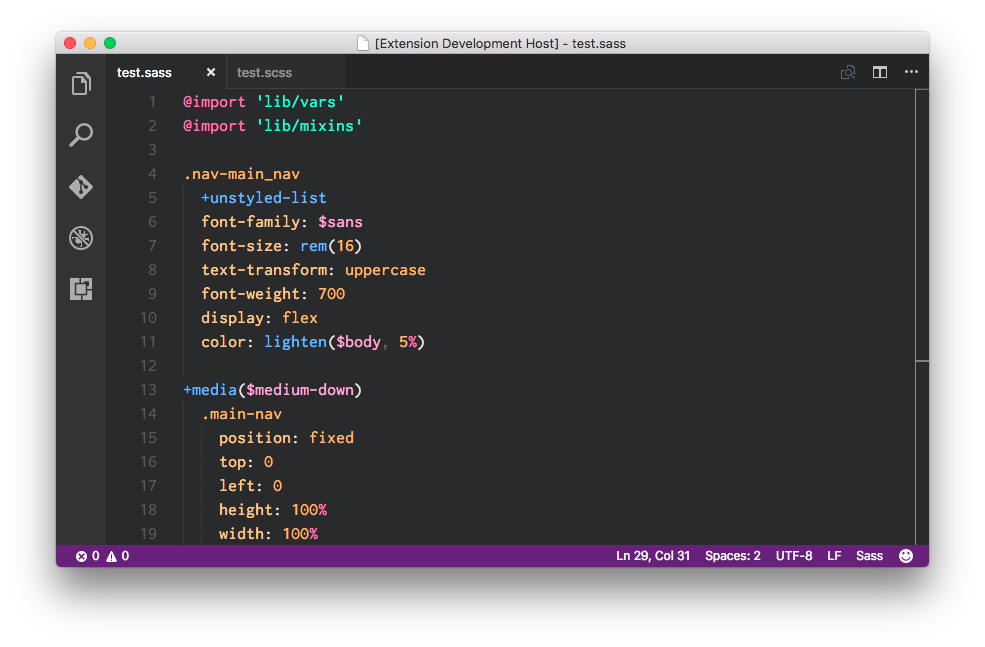 VSCODE sass compile 하기