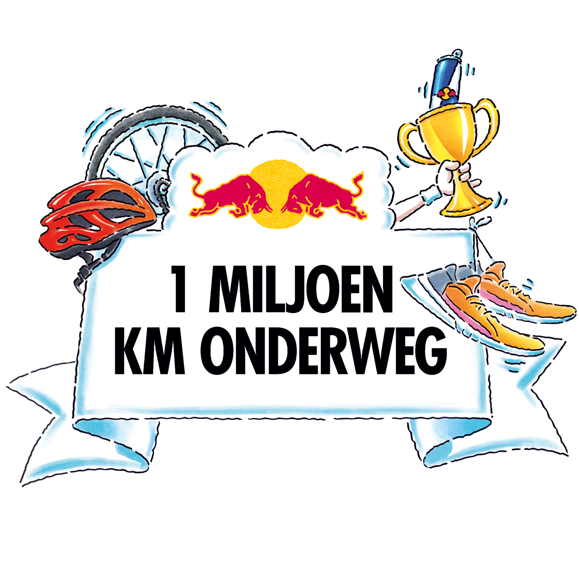 Red Bull 1 million kilometer on route