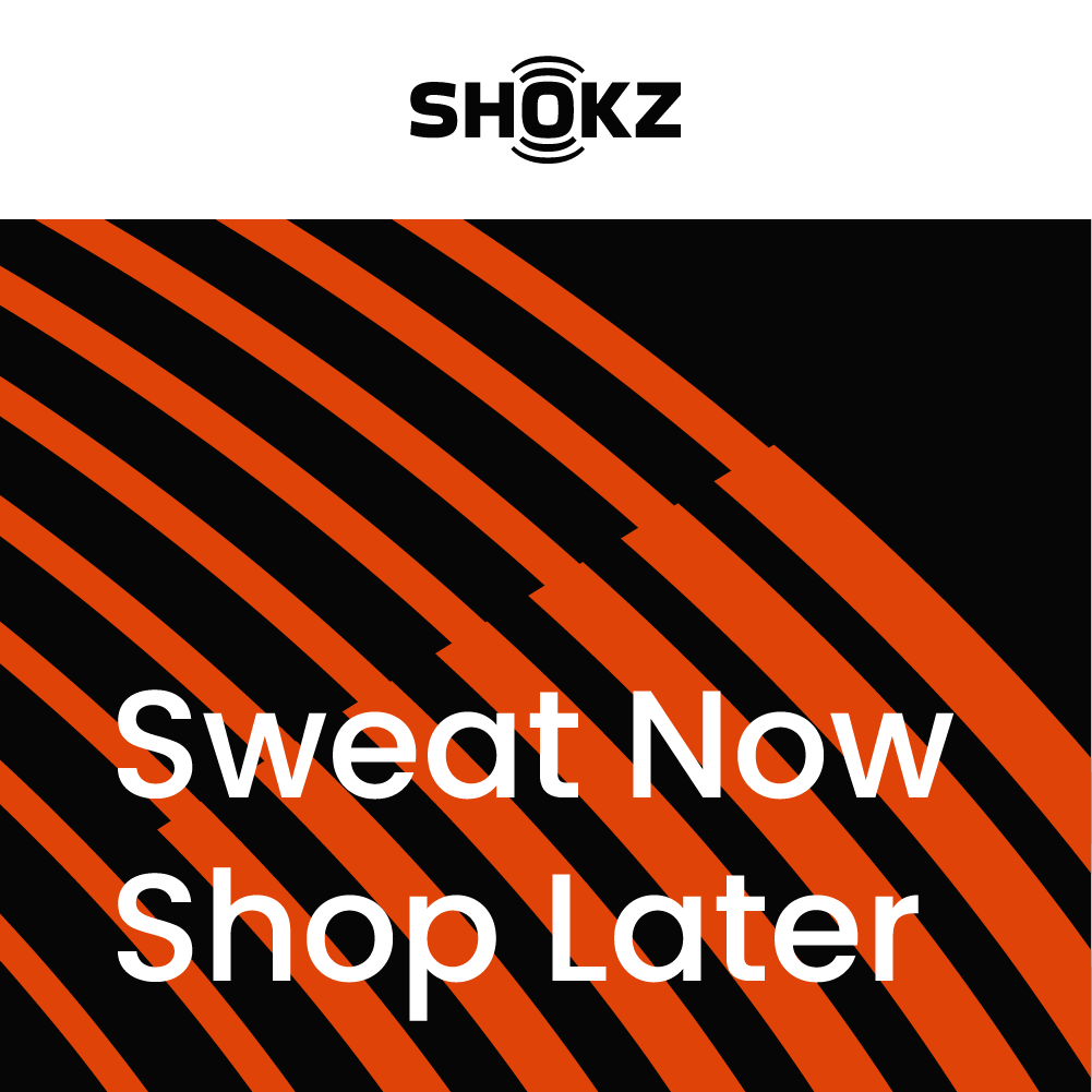 Shokz Sweat Now, Shop Later Challenge