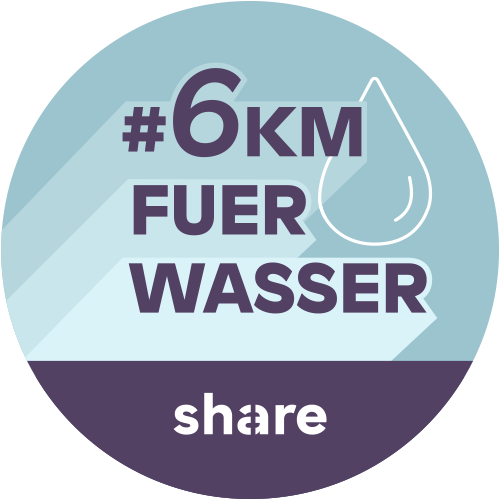 share challenge : 6km for water