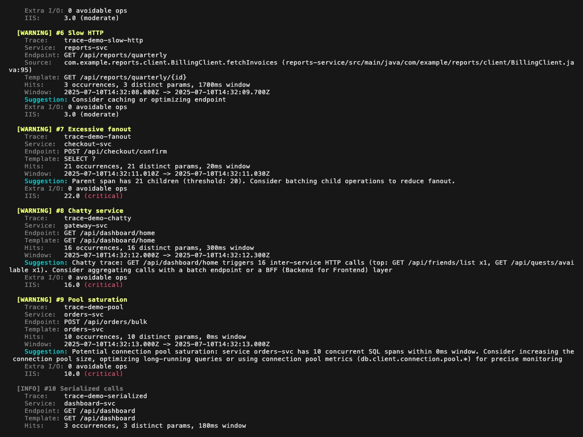 page 3 : fanout excessif, service bavard, saturation du pool