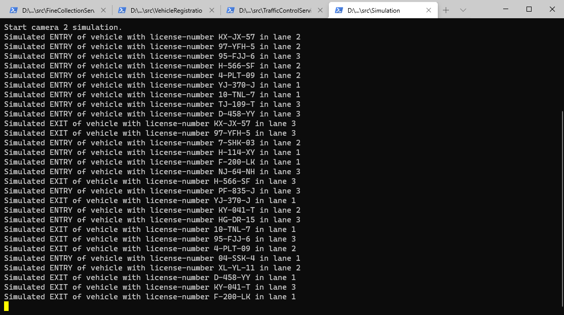 Simulation logging